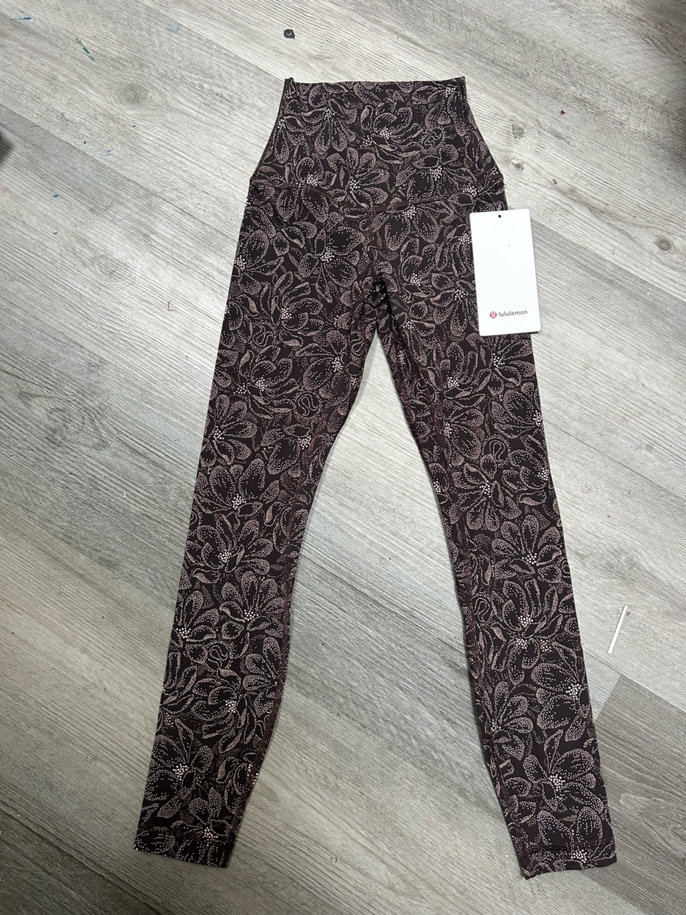 NWT lululemon Floral Print Leggings | size 0